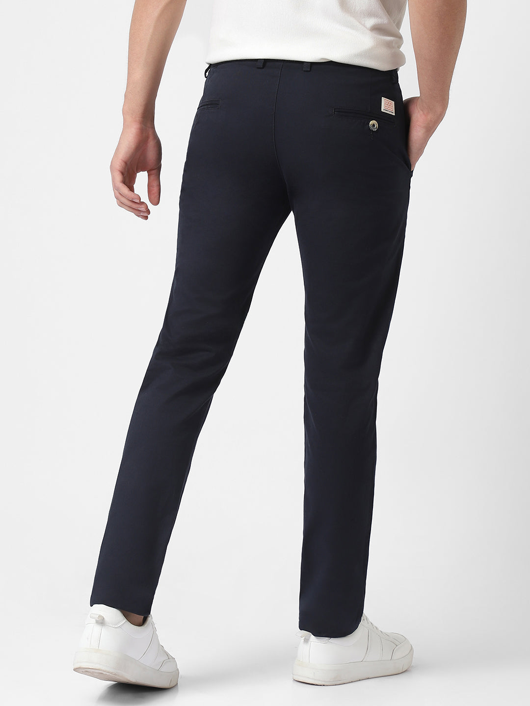 Men's Navy Slim Fit Chinos