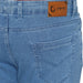 Plus Men's Light Blue Regular Fit Denim Jeans Stretchable