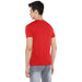 Men's Red Solid Slim Fit Round Neck Cotton T-Shirt