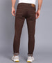 Men's Brown Slim Fit Stretchable Jeans