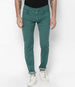 Men's Green Slim Fit Jeans Stretchable