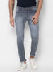 Men's Dark Grey Slim Fit Jeans Stretchable