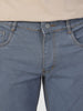 Men's Light Grey Washed Bootcut Jeans Stretchable