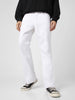 Men's White Washed Bootcut Jeans Stretchable