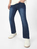 Men's Blue Washed Bootcut Jeans Stretchable