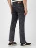 Men's Dark Grey Washed Bootcut Jeans Stretchable