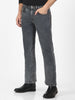 Men's Grey Washed Bootcut Jeans Stretchable