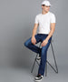 Men's Blue Washed Bootcut Jeans Stretchable