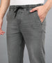 Men's Light Grey Regular Fit Washed Jogger Jeans Stretchable