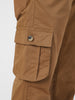 Urbano Fashion Men's Dark Khaki Regular Fit Solid Cargo Chino Pant with 6 Pockets