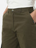 Urbano Fashion Men's Olive Loose Baggy Fit Solid Cargo Chino Pant with 6 Pockets Non-Stretchable