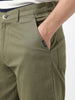 Urbano Fashion Men's Olive Regular Fit Solid Cargo Chino Pant with 6 Pockets Stretchable