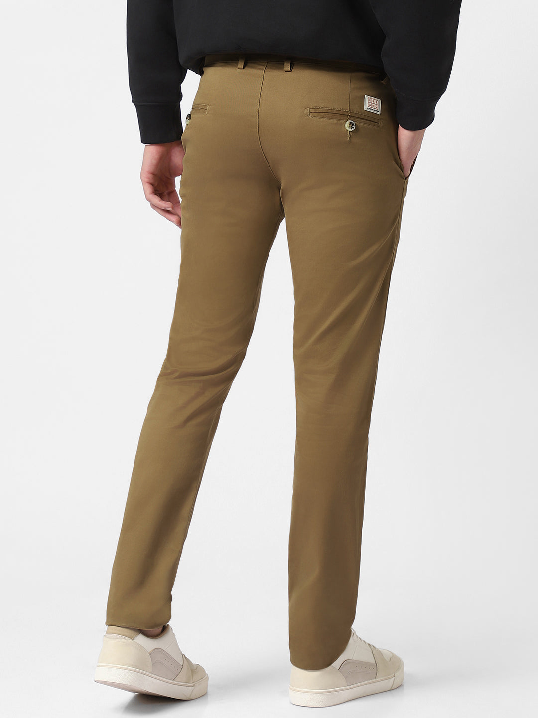 Men's Slim Fit Cotton Trousers