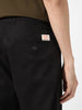 Men's Black Cotton Regular Fit Casual Chinos Trousers Stretch