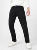 Men's Black Cotton Slim Fit Casual Chinos Trousers