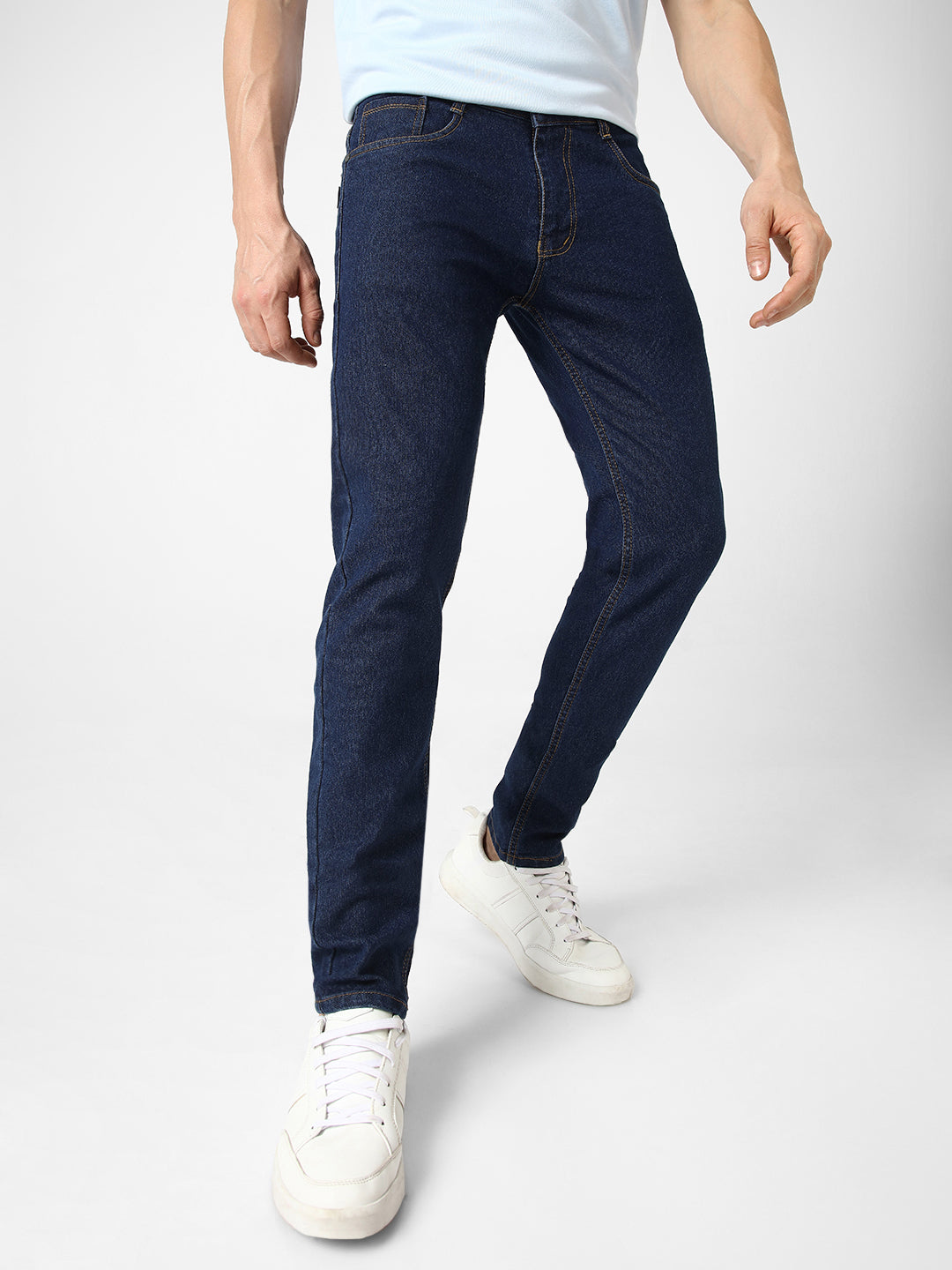 Men's Blue Slim Fit Denim Jeans Stretchable