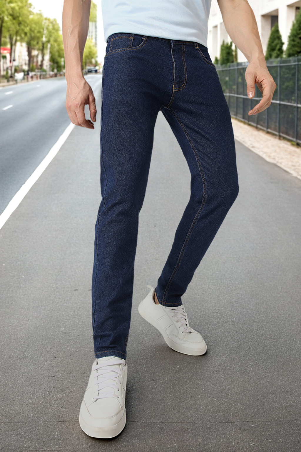 Slim Men Blue Jeans