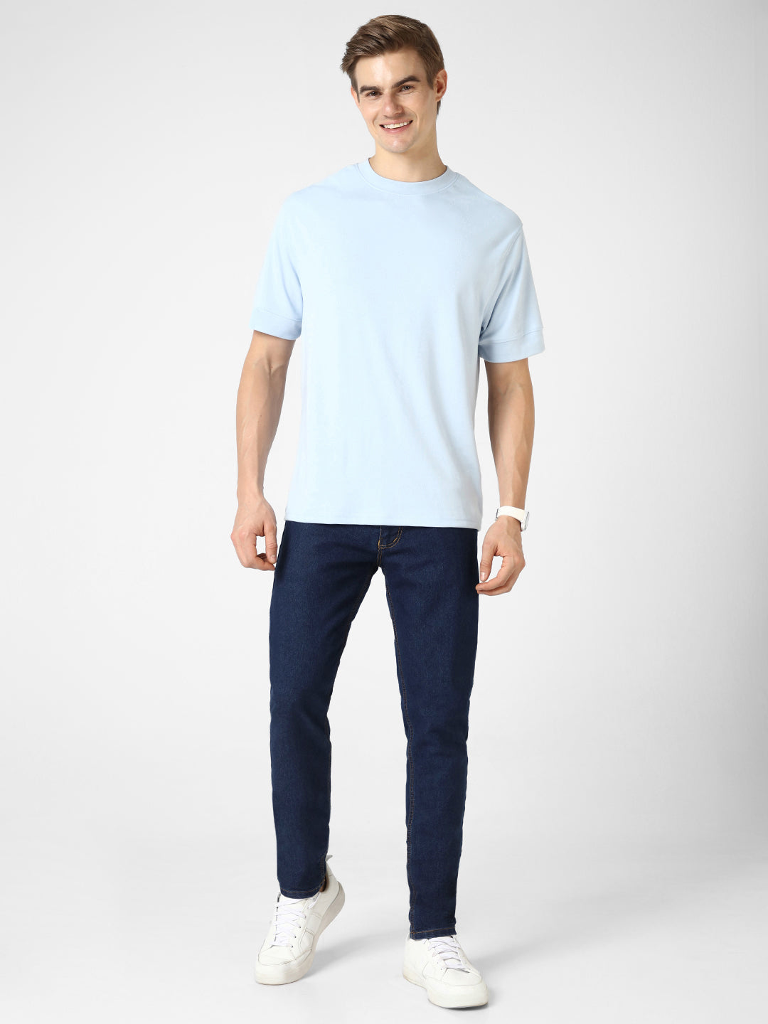 Men's Blue Slim Fit Stretchable Jeans