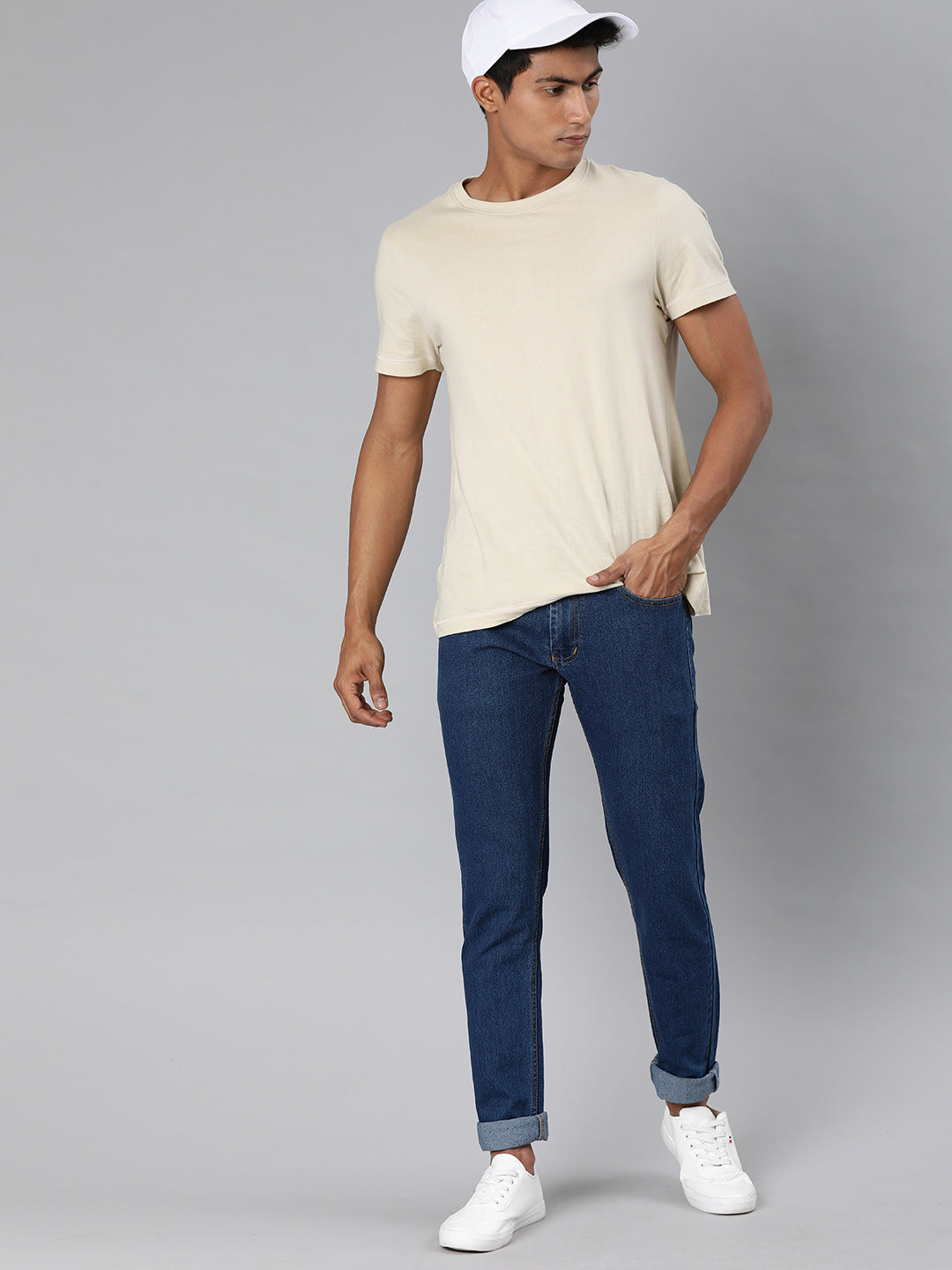 Men's Blue Slim Fit Stretchable Jeans