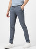 Men's Grey Slim Fit Washed Jeans Stretchable