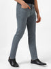 Men's Light Grey Slim Fit Stretchable Jeans