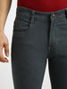Men's Mid Grey Slim Fit Washed Jeans Stretchable