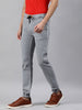 Men's Light Grey Slim Fit Washed Jogger Jeans Stretchable