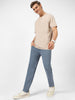 Men's Light Grey Slim Fit Denim Jeans Stretchable