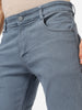 Men's Light Grey Slim Fit Denim Jeans Stretchable