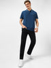 Men Black Regular Fit Washed Jeans Stretchable