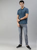 Men's Light Grey Slim Fit Washed Jeans Stretchable