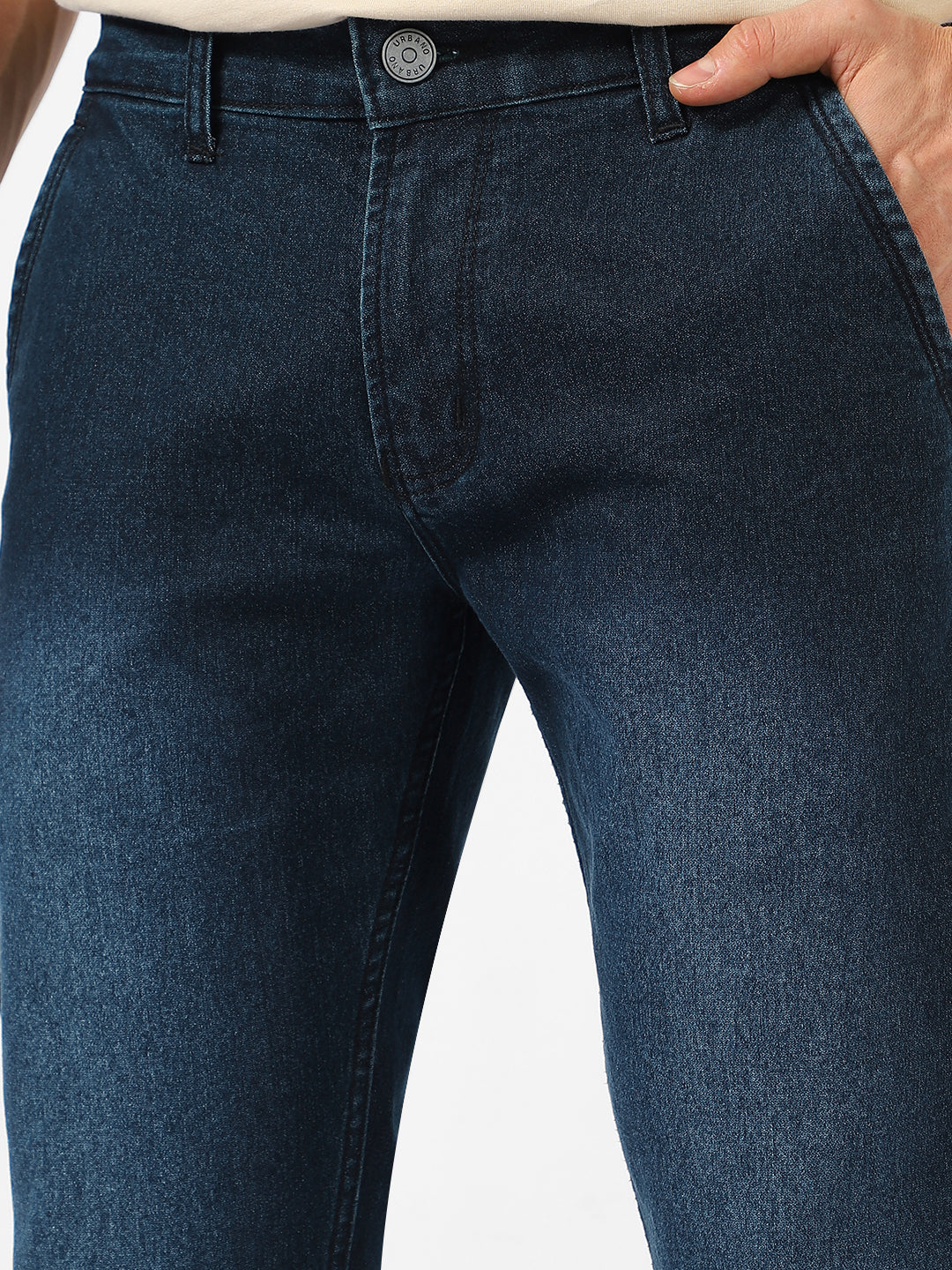 Men's Blue Slim Fit Stretchable Jeans