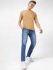 Men's Light Blue Slim Fit Stretchable Jeans