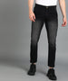 Men's Black Slim Fit Washed Jeans Stretchable