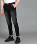 Men's Black Slim Fit Washed Jeans Stretchable