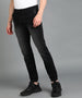 Men's Black Slim Fit Washed Jogger Jeans Stretchable