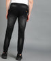 Men's Black Slim Fit Washed Jogger Jeans Stretchable