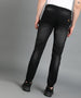 Men's Black Slim Fit Washed Jogger Jeans Stretchable