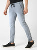 Men's Light Grey Slim Fit Stretch Jogger Jeans