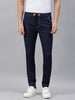 Men's Dark Blue Slim Fit Washed Jogger Jeans Stretchable