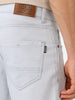 Men's Whitish Grey Regular Fit Washed Jeans Stretchable