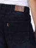 Men's Black Loose Baggy Fit Washed Jeans Non-Stretchable