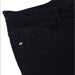 Men's Black Slim Fit Stretch Zippered Jeans