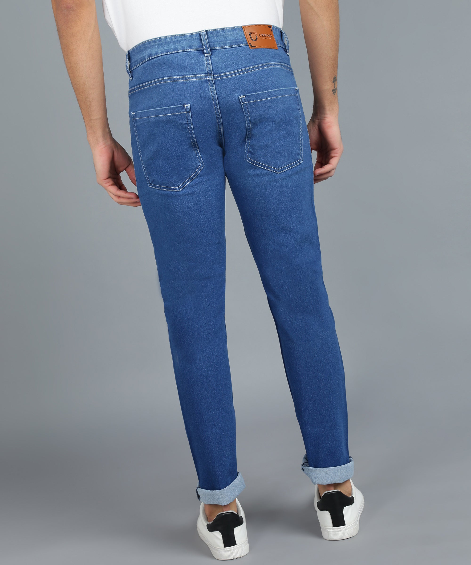 Men's Blue Slim Fit Jeans Stretchable