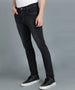 Men's Dark Grey Slim Fit Washed Jeans Stretchable