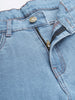 Men's Light Blue Slim Fit Denim Jeans Stretchable