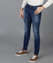 Men's Blue Slim Fit Washed Jeans Stretchable