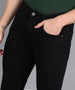 Men's Black Slim Fit Washed Jeans Stretchable