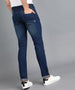 Men's Blue Slim Fit Washed Jeans Stretchable