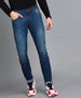 Men's Blue Slim Fit Washed Jeans Stretchable